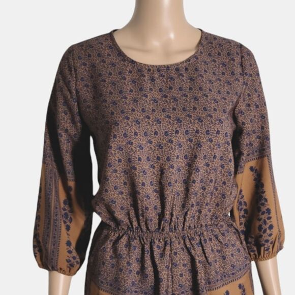 ILLA ILLA Open Back Mix Floral Romper Women's Size S - Picture 3 of 10